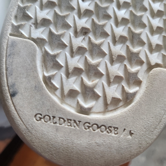 Golden Goose Purestar White Size 40 Unisex Star-Patterned Sole - Picture 5 of 13